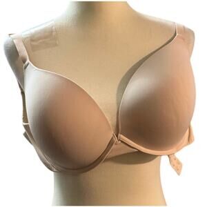 SKIMS Everyday Plunge Bra, Nude Smooth Underwire Push Up Comfort Bra, 34DDDD